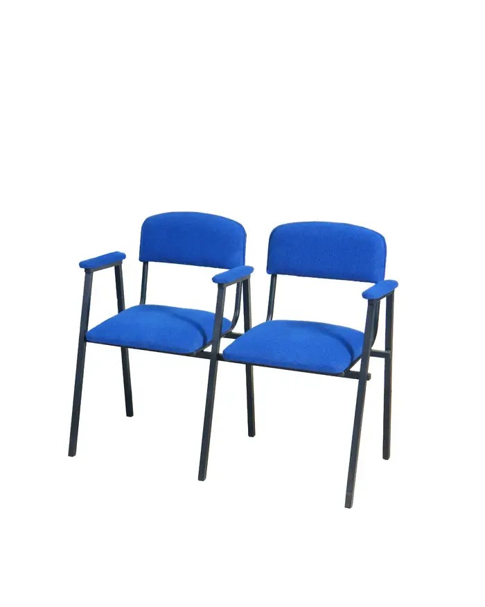 Крісло секційне ПРЕМ'ЄРА ЕЛІС ПЛЮС, 2 секції, з підлокітниками.